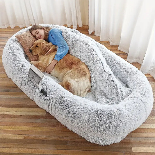 Cozy Human-Sized Dog Bed